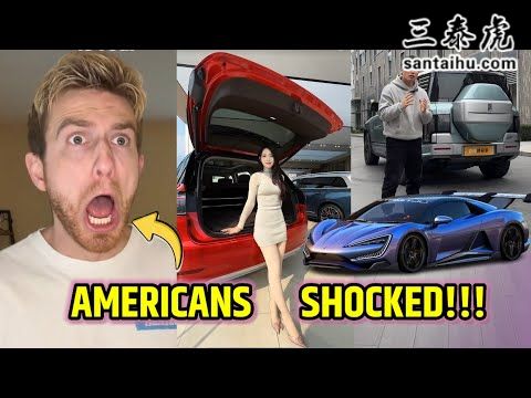 中国人向美国 TikTok“难民” 展示他们的尖端电动汽车