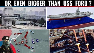 这就是中国正在建造核动力航母的铁证，吨位堪比美国福特级