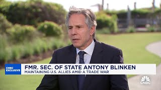 美国前国务卿布林肯终于亲口承认了一个事实：一对一较量，美国不是中国的对手！中国体量更大，实力也更强