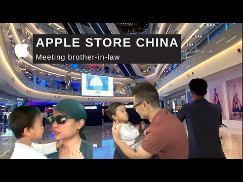 印度女子：我们去了上海的苹果专卖店，和大哥共进晚餐