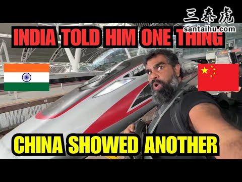 这位印度博主抵达中国前，本以为会看到混乱景象，结果却被中国的基础设施震撼到了